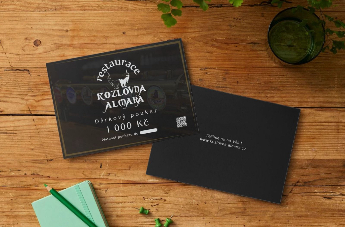 DARUJTE SVÝM BLÍZKÝM DÁRKOVÝ POUKAZ